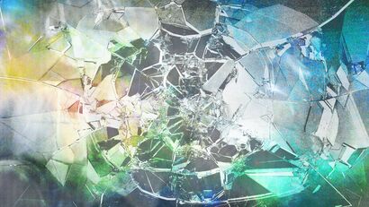 Perceptinal Screen #10 Beyond Crack & Bokeh - a Digital Art Artowrk by Yasuo Oda